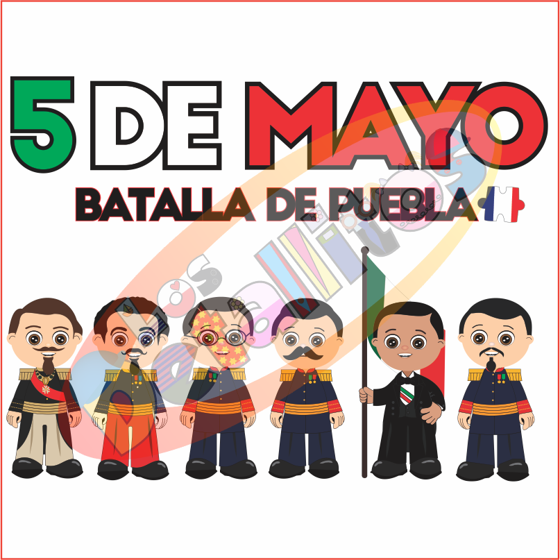 DECORACIÓN SALÓN 5 DE MAYO BATALLA DE PUEBLA – Los Detallitos